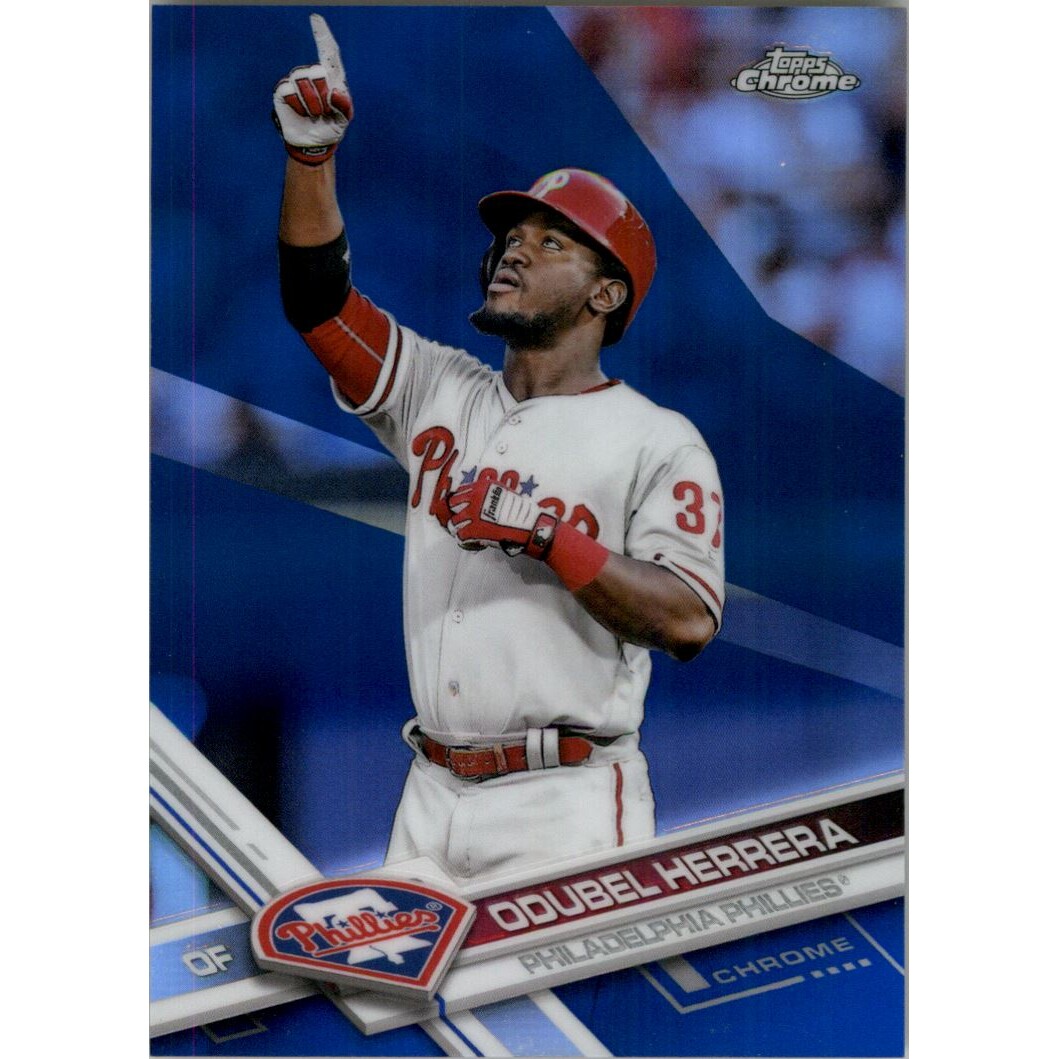 2017 Topps Chrome Blue Refractors #117 Odubel Herrera