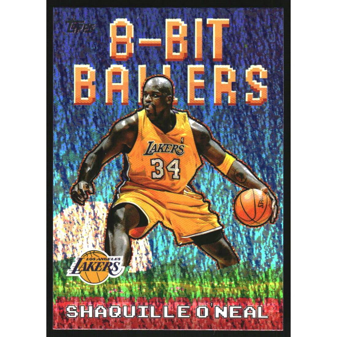 2025-26 Topps 8-Bit Ballers Holo Foil #8B21 Shaquille O’Neal 2025-26 Topps 8-Bit Ballers Holo Foil #8B21 Shaquille O’Neal
