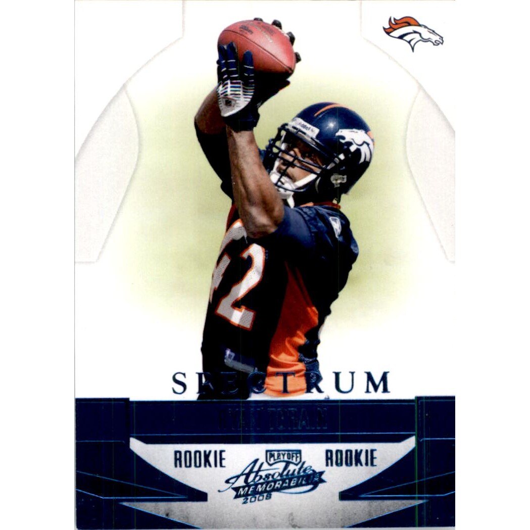 2008 Absolute Memorabilia Spectrum Blue Retail #233 Ryan Torain