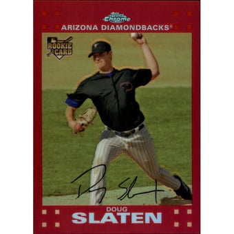 2007 Topps Chrome Red Refractors #311 Doug Slaten