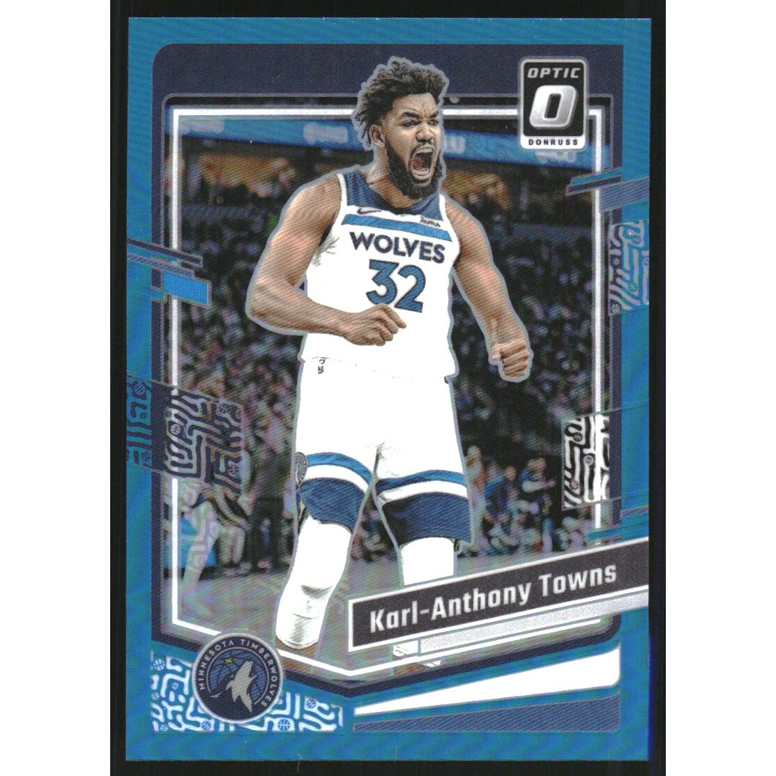 2023-24 Donruss Optic Aqua #179 Karl-Anthony Towns