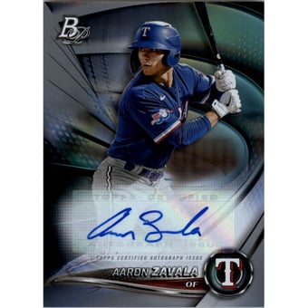 2022 Bowman Platinum Top Prospects Autographs #TOP38 Aaron Zavala