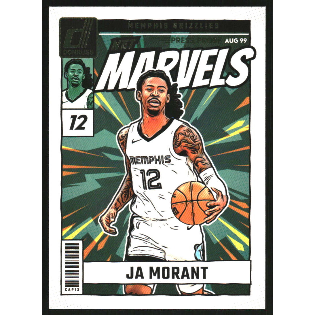 2024-25 Donruss Net Marvels Press Proof #6 Ja Morant