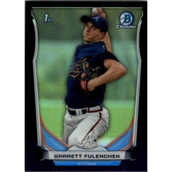 2014 Bowman Chrome Draft Black Refractors #CDP72 Garrett Fulenchek