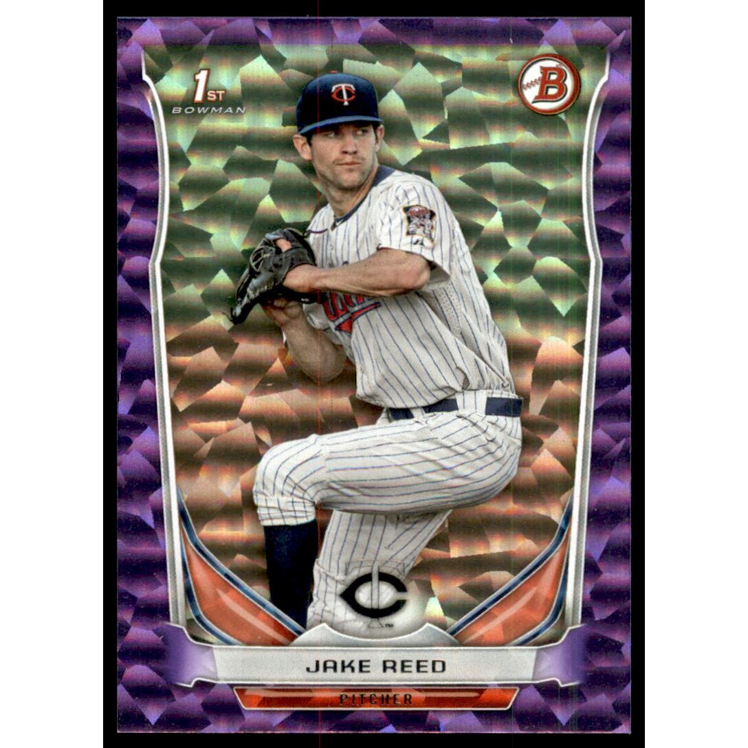 2014 Bowman Draft Purple Ice #DP121 Jake Reed. rookie card picture