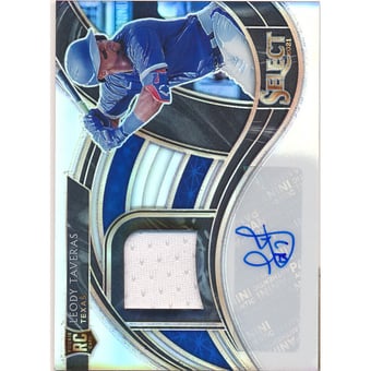 2021 Select Rookie Jersey Autographs Holo #3 Leody Taveras
