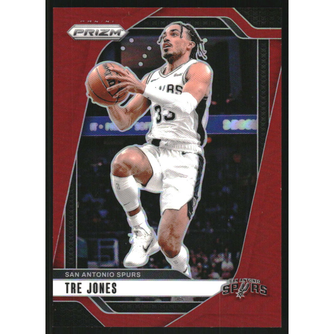 2024-25 Panini Prizm Prizms Red #61 Tre Jones