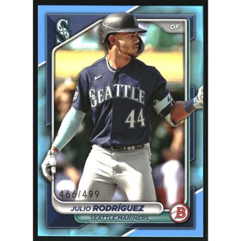 2024 Bowman Sky Blue #90 Julio Rodriguez