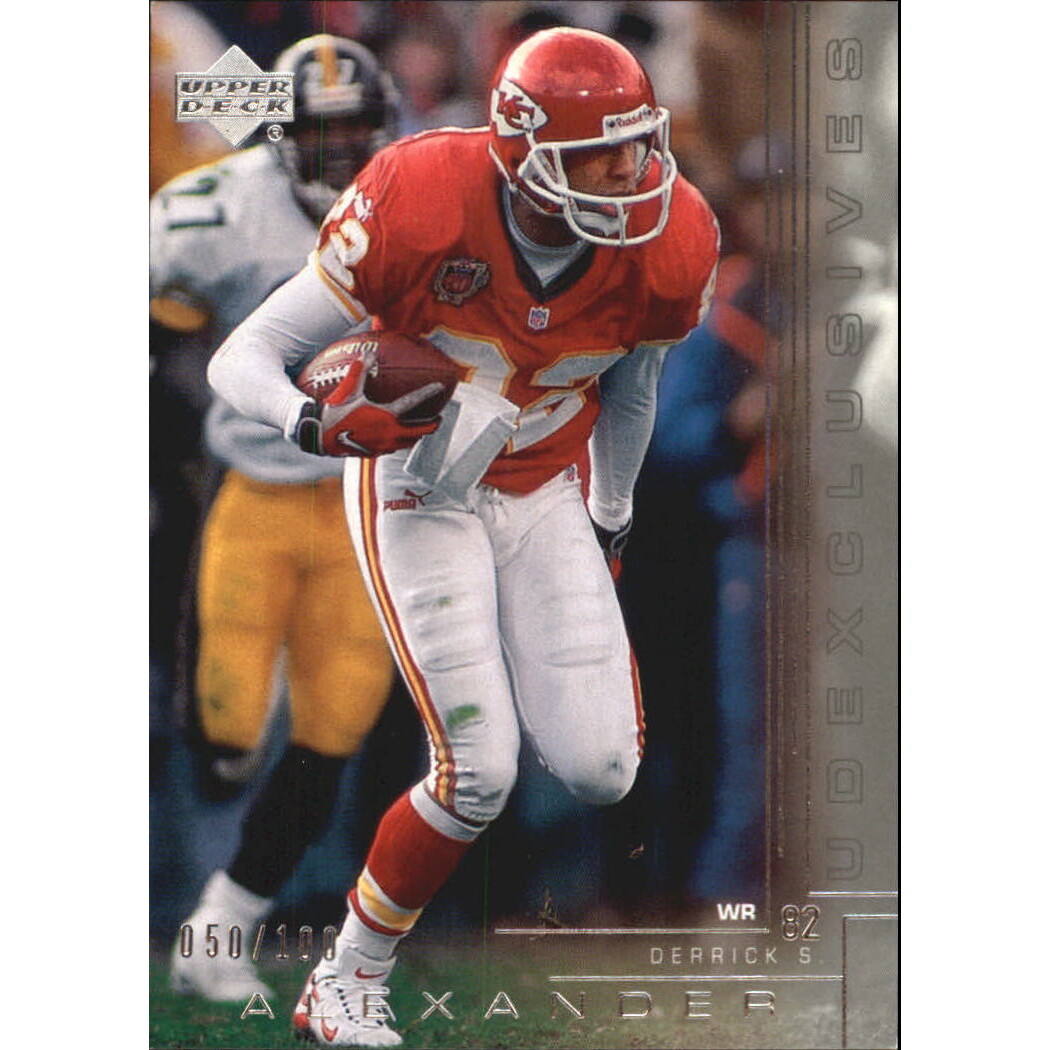 2000 Upper Deck Exclusives Silver #105 Derrick Alexander WR