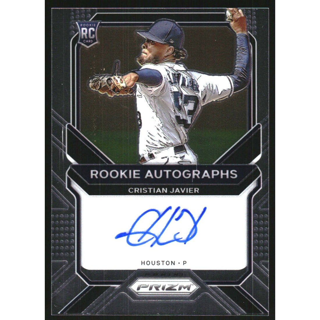 2021 Panini Prizm Rookie Autographs #49 Cristian Javier. rookie card picture