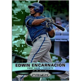 2015 Panini Prizm Prizms Camo #62 Edwin Encarnacion