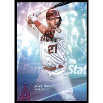 2020 Topps X Steve Aoki #1 Mike Trout/15566*