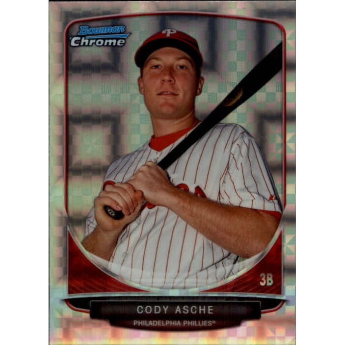 2013 Bowman Chrome Prospects X-Fractors #BCP192 Cody Asche. rookie card picture