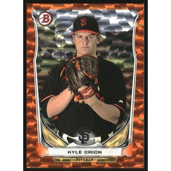 2014 Bowman Draft Top Prospects Orange Ice #TP63 Kyle Crick