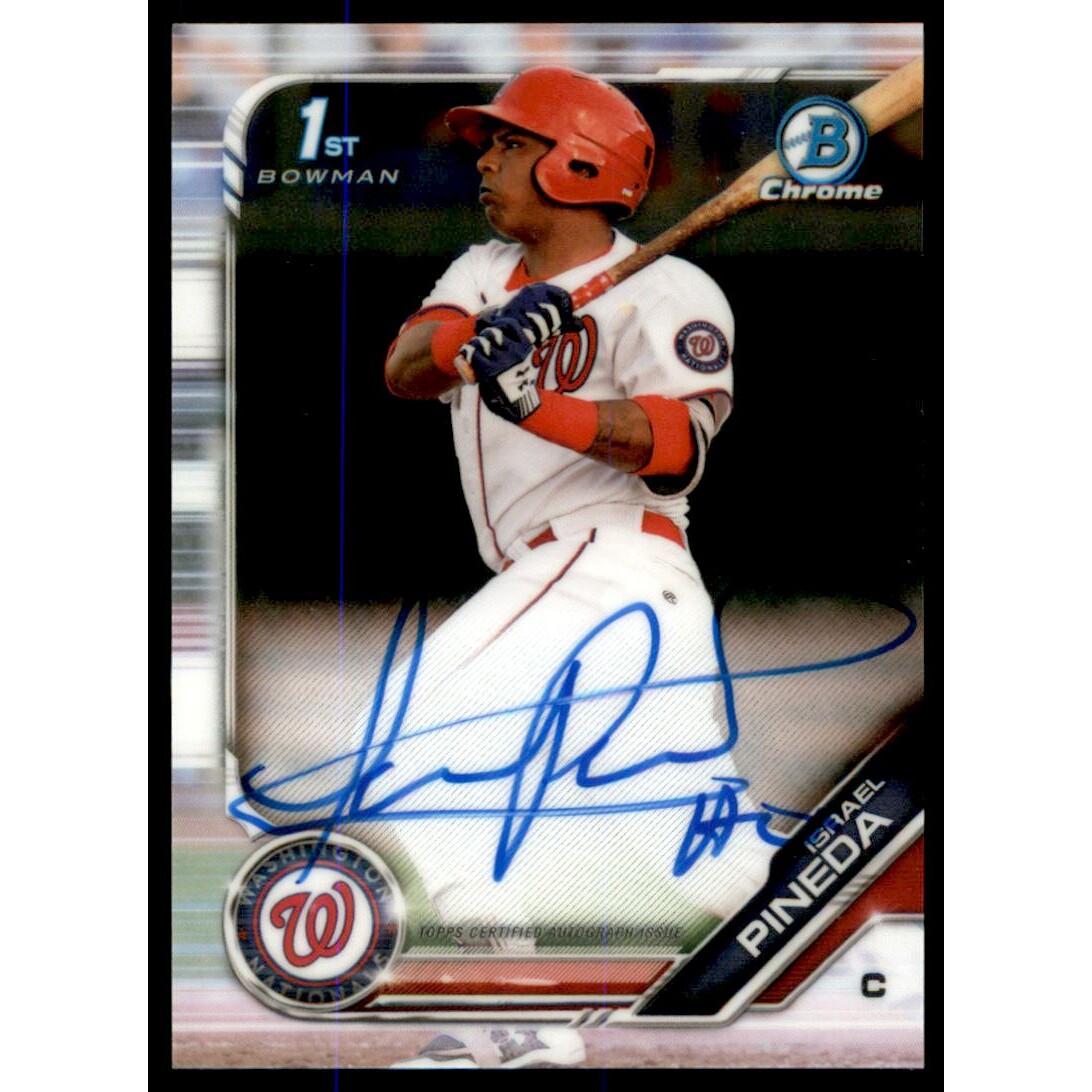 2019 Bowman Chrome Prospect Autographs #CPAIP Israel Pineda