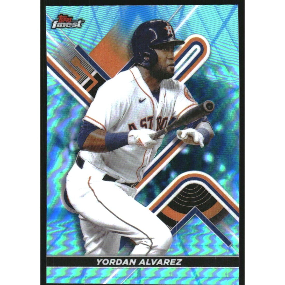2022 Finest Blue Aqua Vapor Refractors #56 Yordan Alvarez