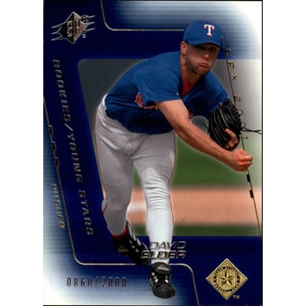 2001 SPx #110 David Elder YS RC
