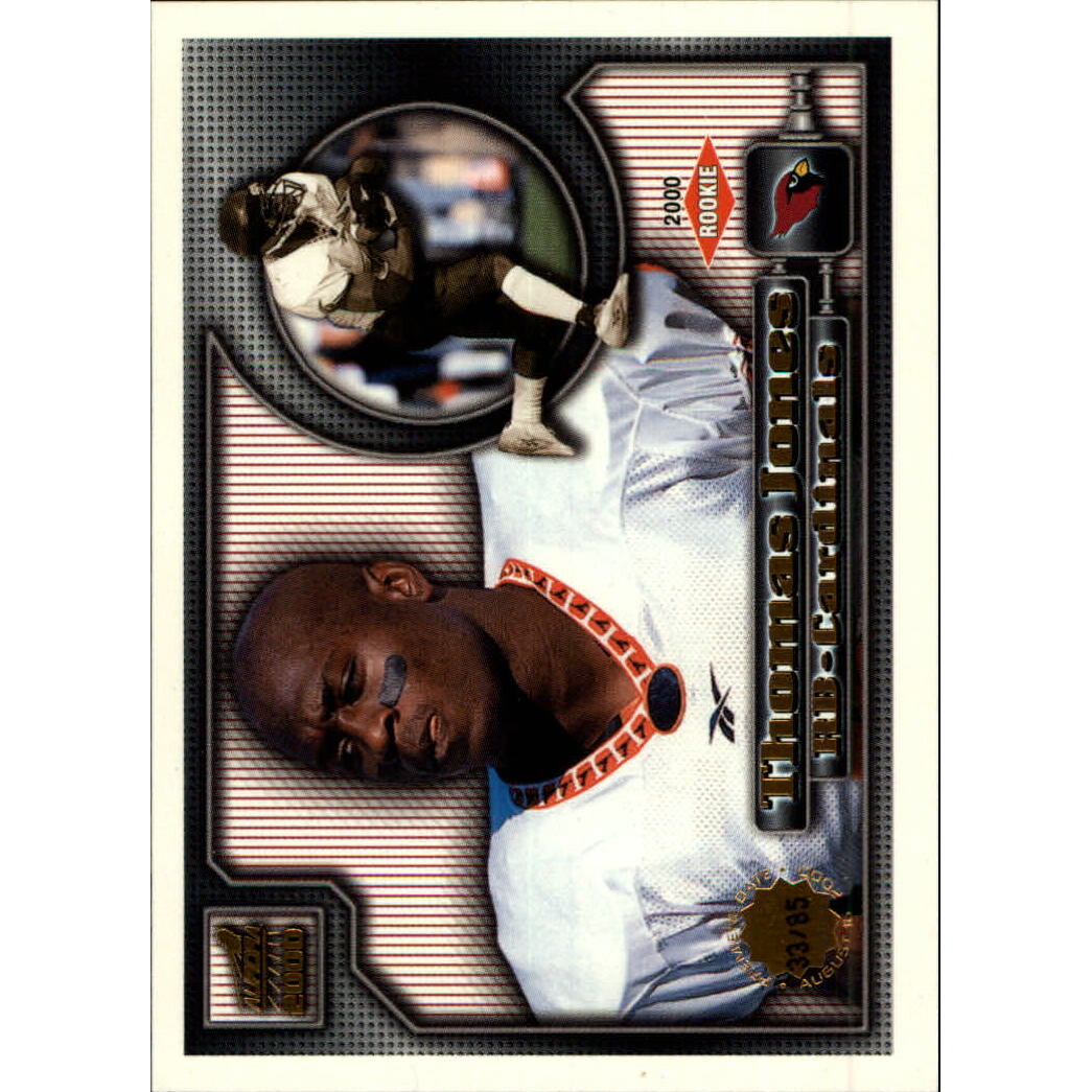 2000 Aurora Premiere Date Pinstripes #2 Thomas Jones