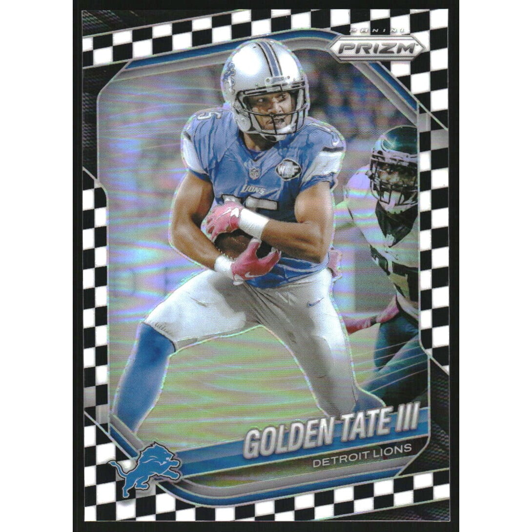 2025 Panini Prizm Prizms Black and White Checker #139 Golden Tate III. rookie card picture
