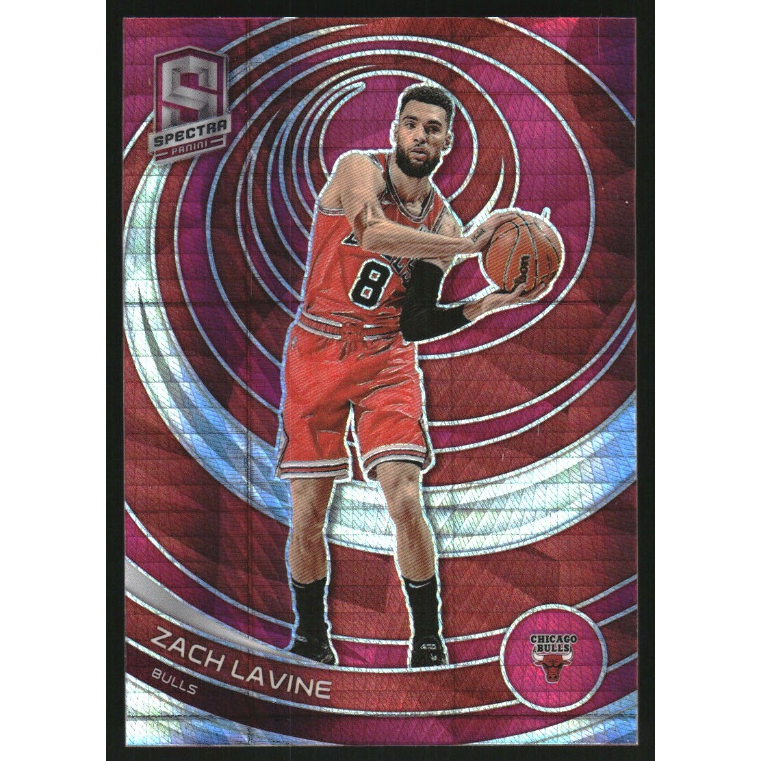 2022-23 Panini Spectra Asia Red #127 Zach LaVine