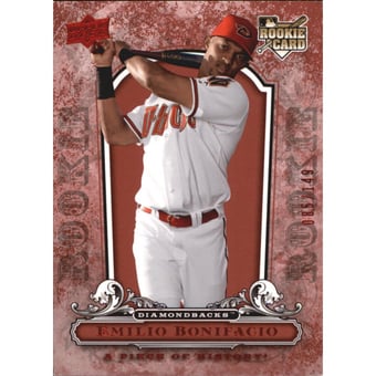 2008 UD A Piece of History Red #101 Emilio Bonifacio