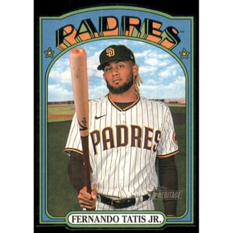 2021 Topps Heritage '72 Die Cuts #72DC4 Fernando Tatis Jr.