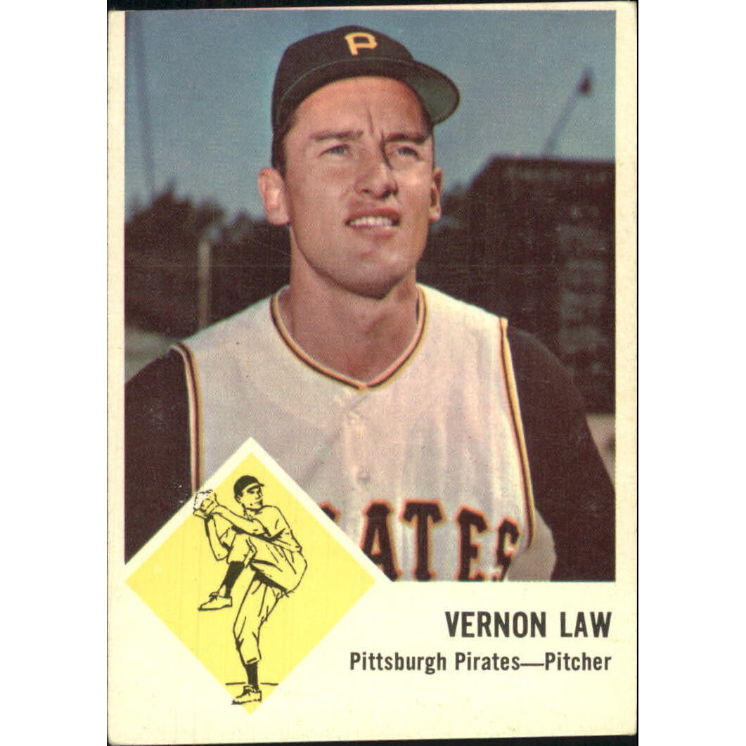 1963 Fleer #58 Vern Law. rookie card picture