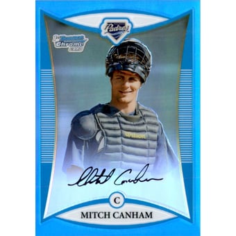 2008 Bowman Chrome Prospects Blue Refractors #BCP141 Mitch Canham