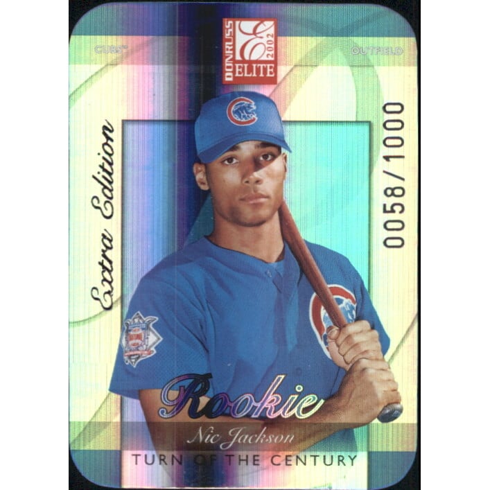 2002 Donruss Elite Turn of the Century #257 Nic Jackson/100*. rookie card picture
