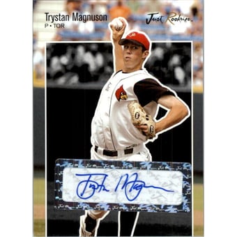 2007 Just Rookies Autographs Black #35 Trystan Magnuson