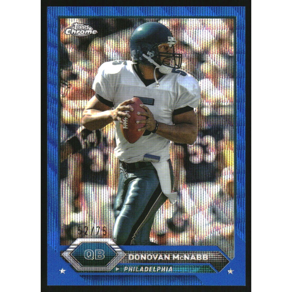2023 Topps Composite Chrome Blue Wave Refractors #40 Donovan McNabb