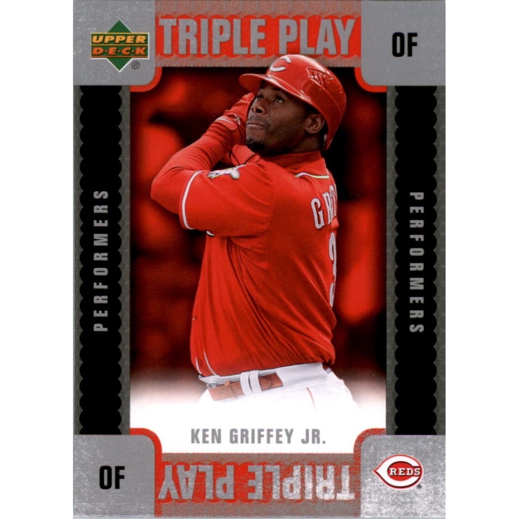 2007 Upper Deck Triple Play Performers #TPKG Ken Griffey. rookie card picture