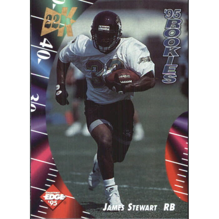 1995 Collector's Edge Rookies 22K Gold #10 James O. Stewart