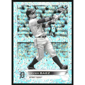 2022 Topps Chrome Black and White Mini-Diamond Refractors #147 Javier Baez