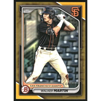 2024 Bowman Draft Gold #BD152 Walker Martin