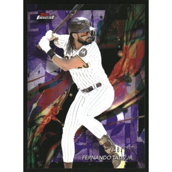 2024 Finest Purple Refractors #16 Fernando Tatis Jr.