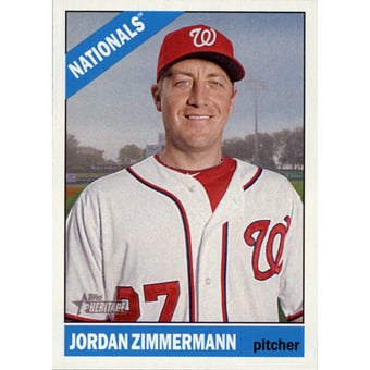 2015 Topps Heritage #452 Jordan Zimmermann SP