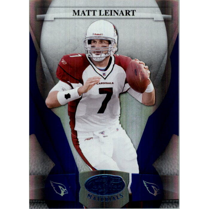 2008 Leaf Certified Materials Mirror Blue #1 Matt Leinart