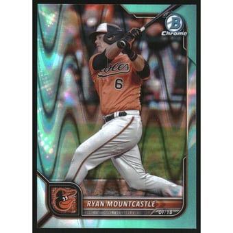 2022 Bowman Chrome Aqua RayWave Refractors #91 Ryan Mountcastle