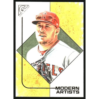 2021 Topps Gallery Modern Artists #MA16 Mike Trout