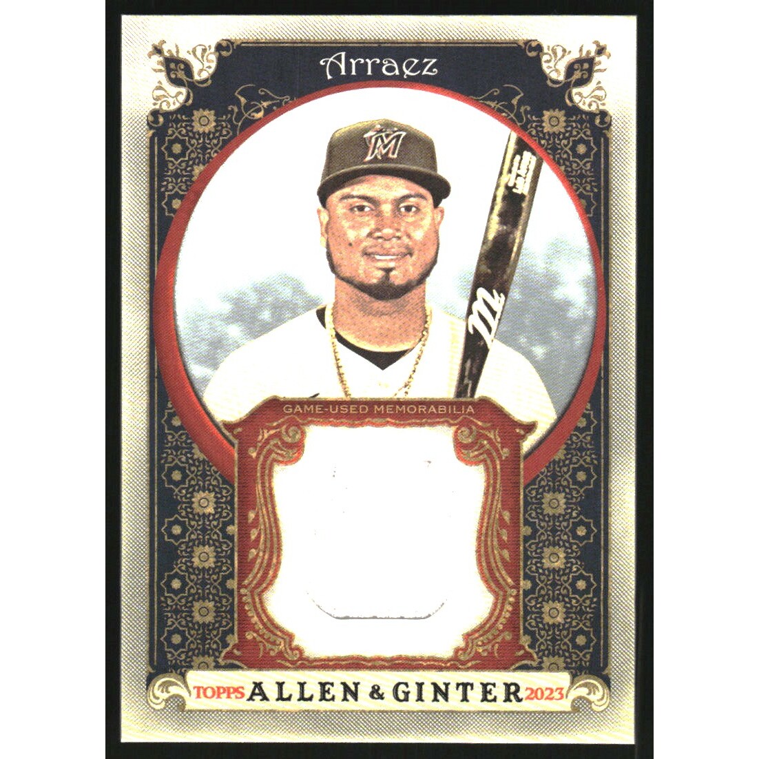 2023 Topps Allen and Ginter Relics #AGRBLA Luis Arraez 2023 Topps Allen and Ginter Relics #AGRBLA Luis Arraez