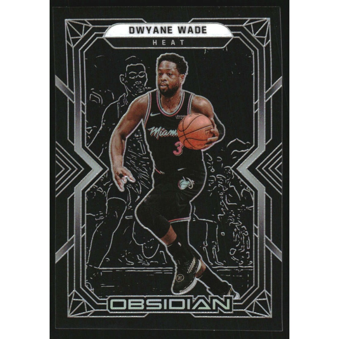 2021-22 Panini Obsidian #140 Dwyane Wade