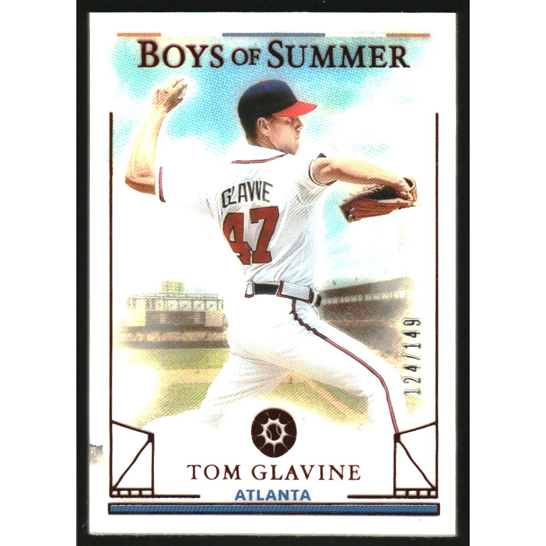 2024 Panini Boys of Summer Red #48 Tom Glavine