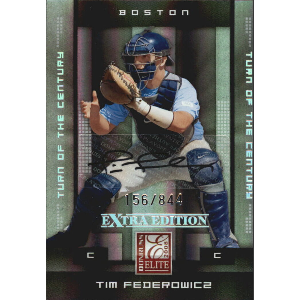 2008 Donruss Elite Extra Edition Signature Turn of the Century #91 Tim Federowicz/844. rookie card picture