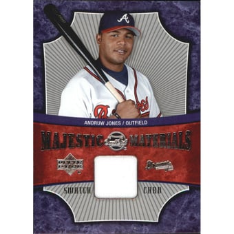 2005 Sweet Spot Majestic Materials #MMAJ Andruw Jones