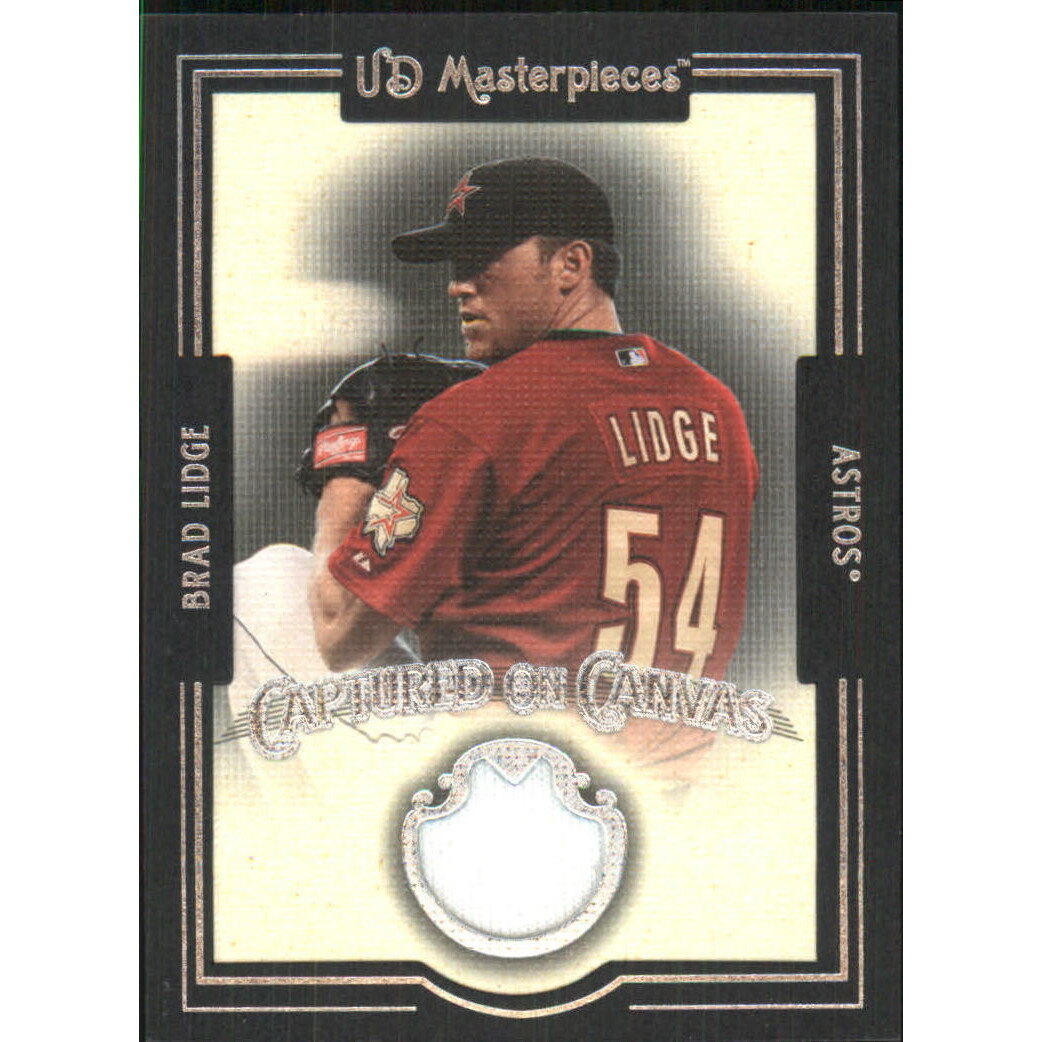 2007 UD Masterpieces Captured on Canvas #BL Brad Lidge