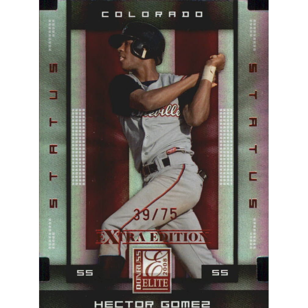 2008 Donruss Elite Extra Edition Status #40 Hector Gomez. rookie card picture