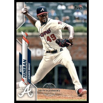 2020 Topps Factory Set 582 Montgomery Club #195 Julio Teheran