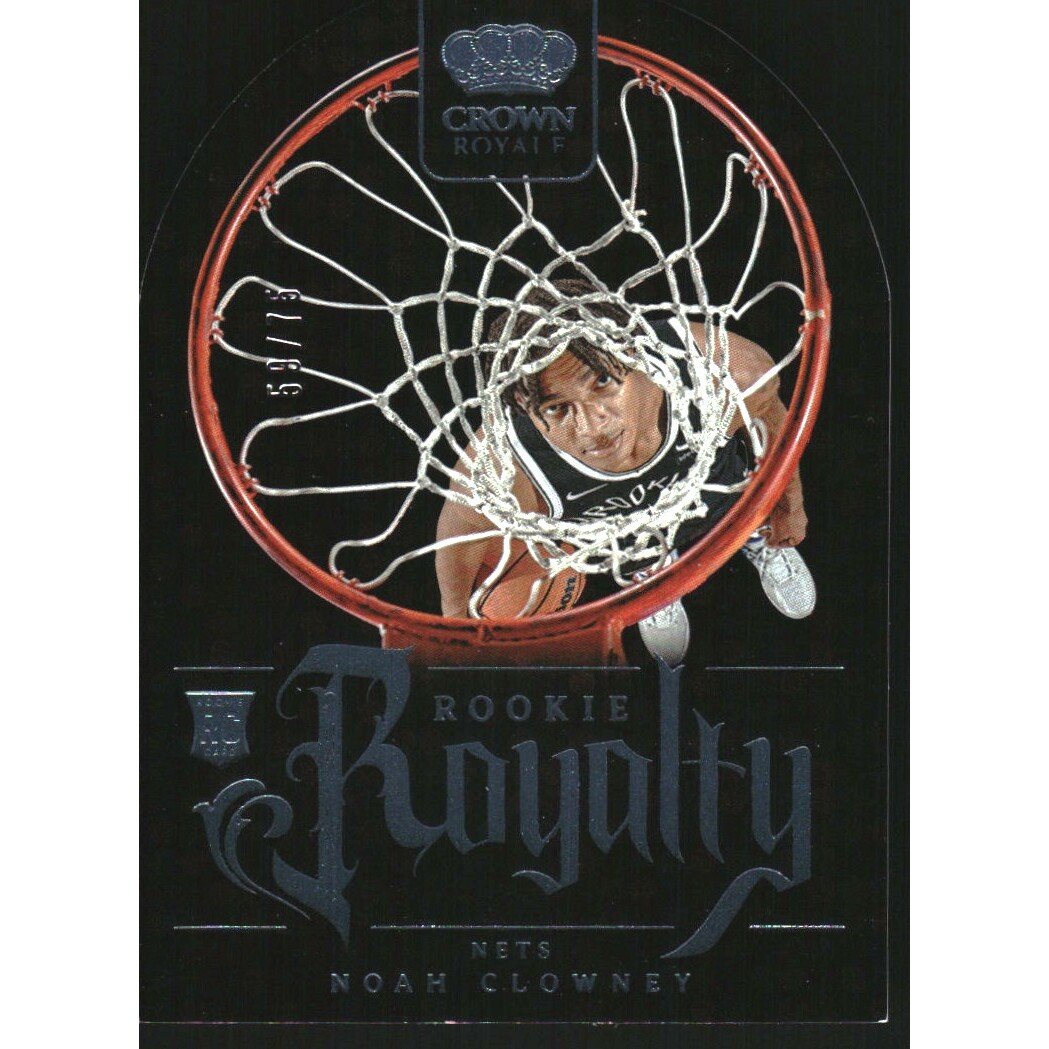 2023-24 Crown Royale Rookie Royalty Blue #34 Noah Clowney