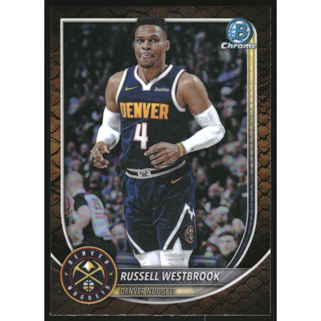 2025-26 Bowman Chrome Reptilian Refractors #BCV102 Russell Westbrook